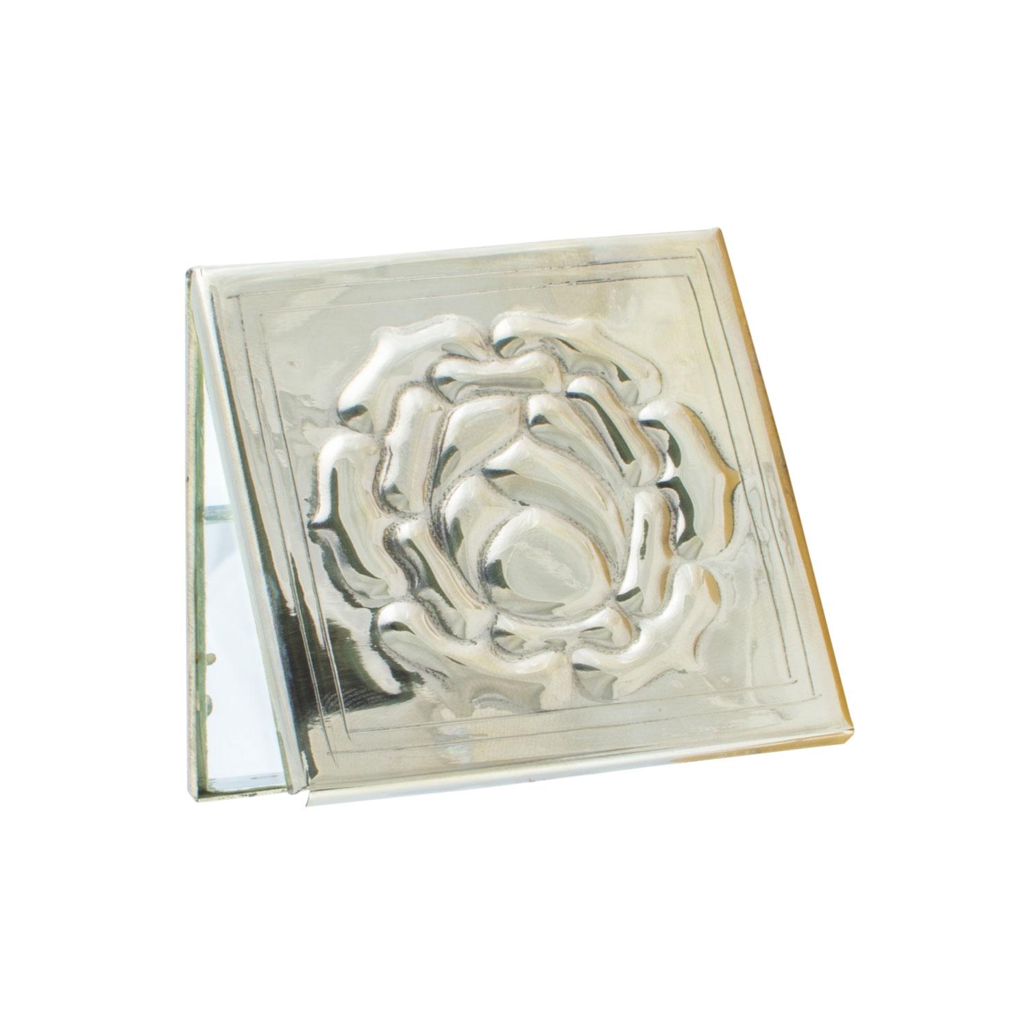 Espejo De Mano En Alpaca - Imagen 3