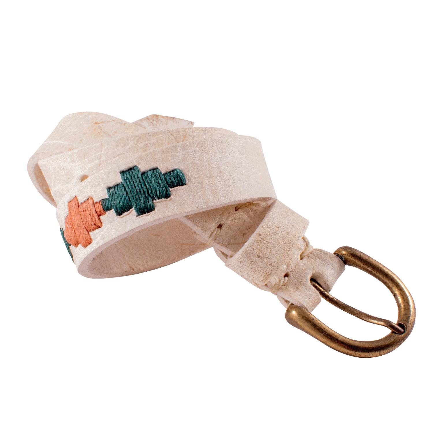 Cinto De Cuero Crudo Para Niño - Imagen 2