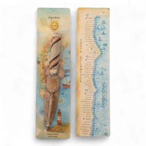 Cuchillos Trenzado 14 Cm Schmieden Vaina Cuero Crudo Blister Argentina