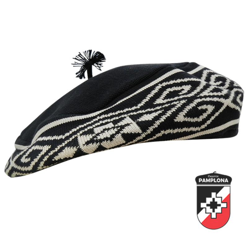 Boina De Pamplona Hilos Con Guarda Etnica - Imagen 2