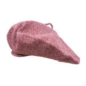 Boinas Vasca Pamplona En Hilo Jaspeado Azul y Blanco Reforzada