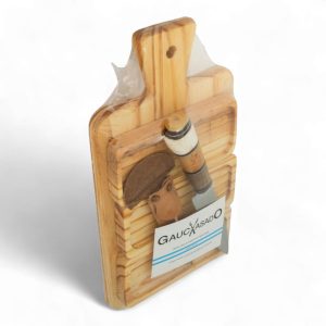 Kit de Tabla 3 cuencos y Cuchillo regional econmico Gauchasado