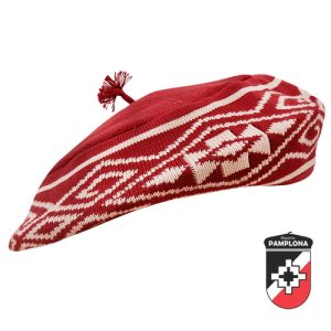 Boina Pamplona De Hilos Con Guarda Etnica - Vuelo 30 cm