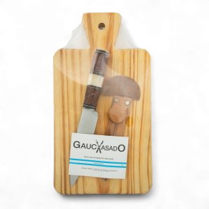 Kit de Tabla Grande y Cuchillo regional económico Gauchasado