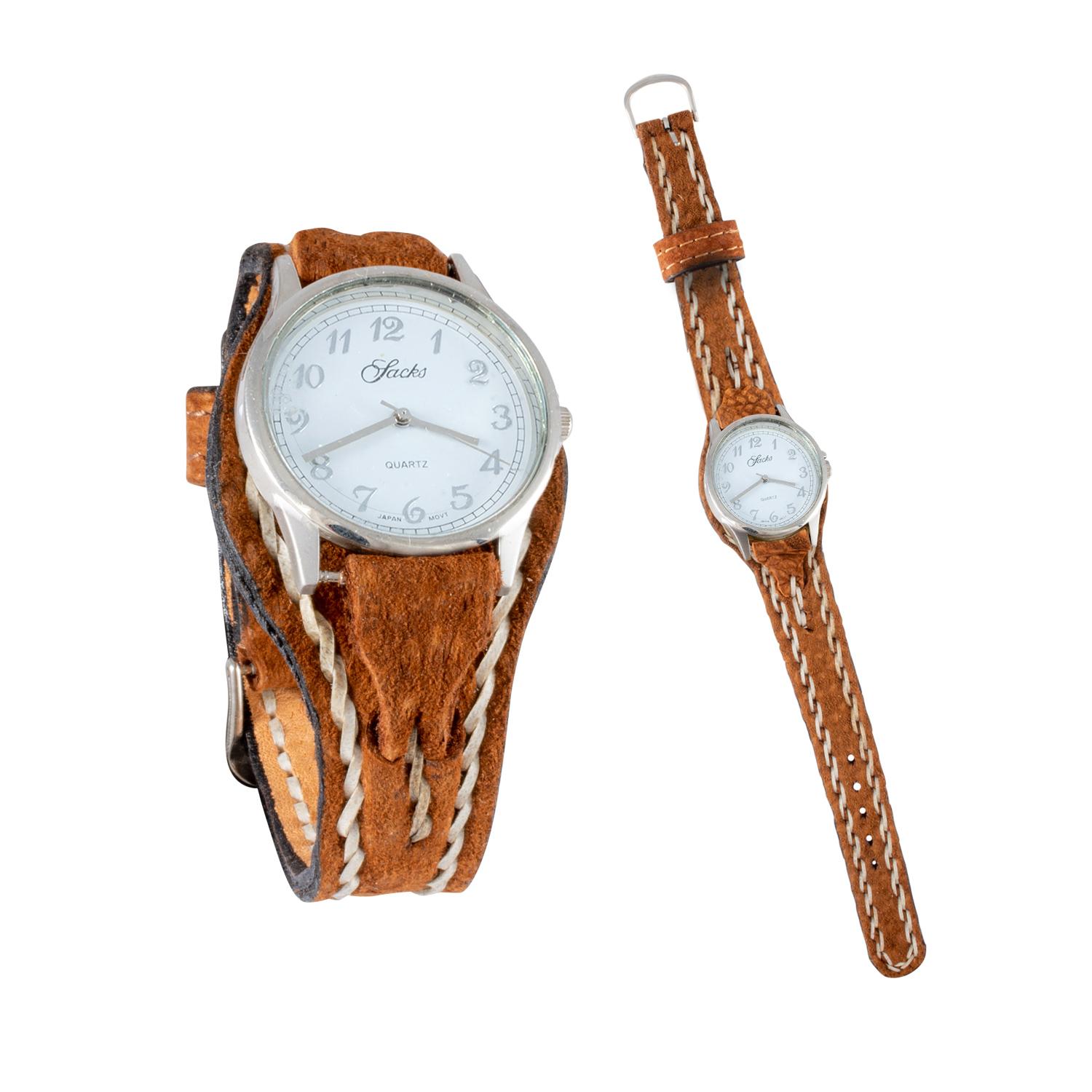 Reloj con Malla Entera de Carpincho para dama - Imagen 2