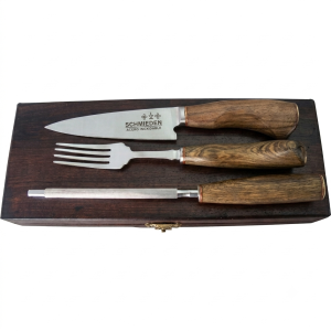 Juego Tenedor Cuchillo y Chaira