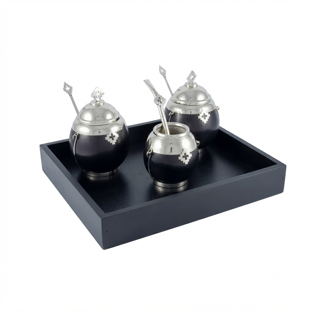 Set Matero Criollo de Alpaca y Calabaza - Imagen 2