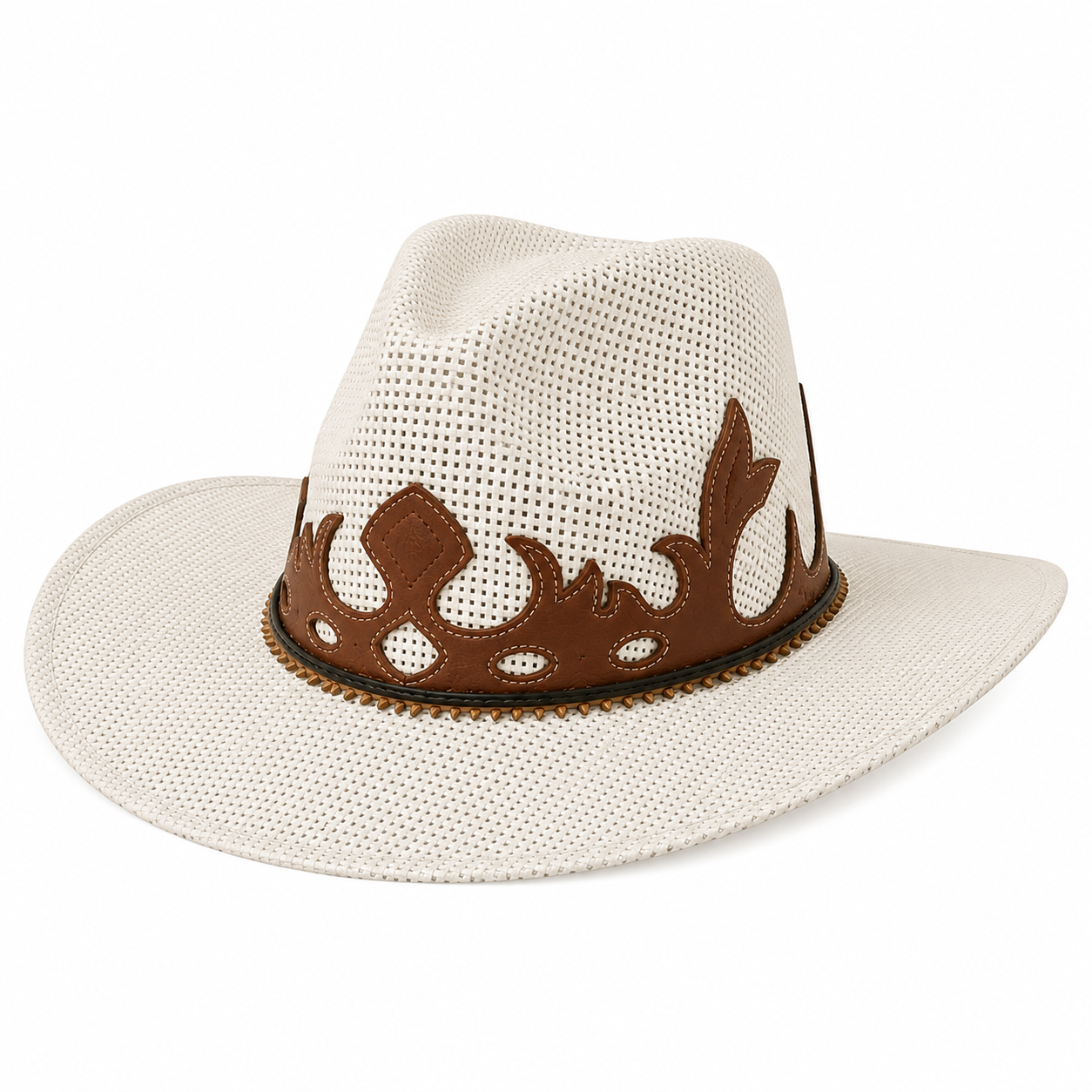 Sombrero Jucara De Yute y Cuero