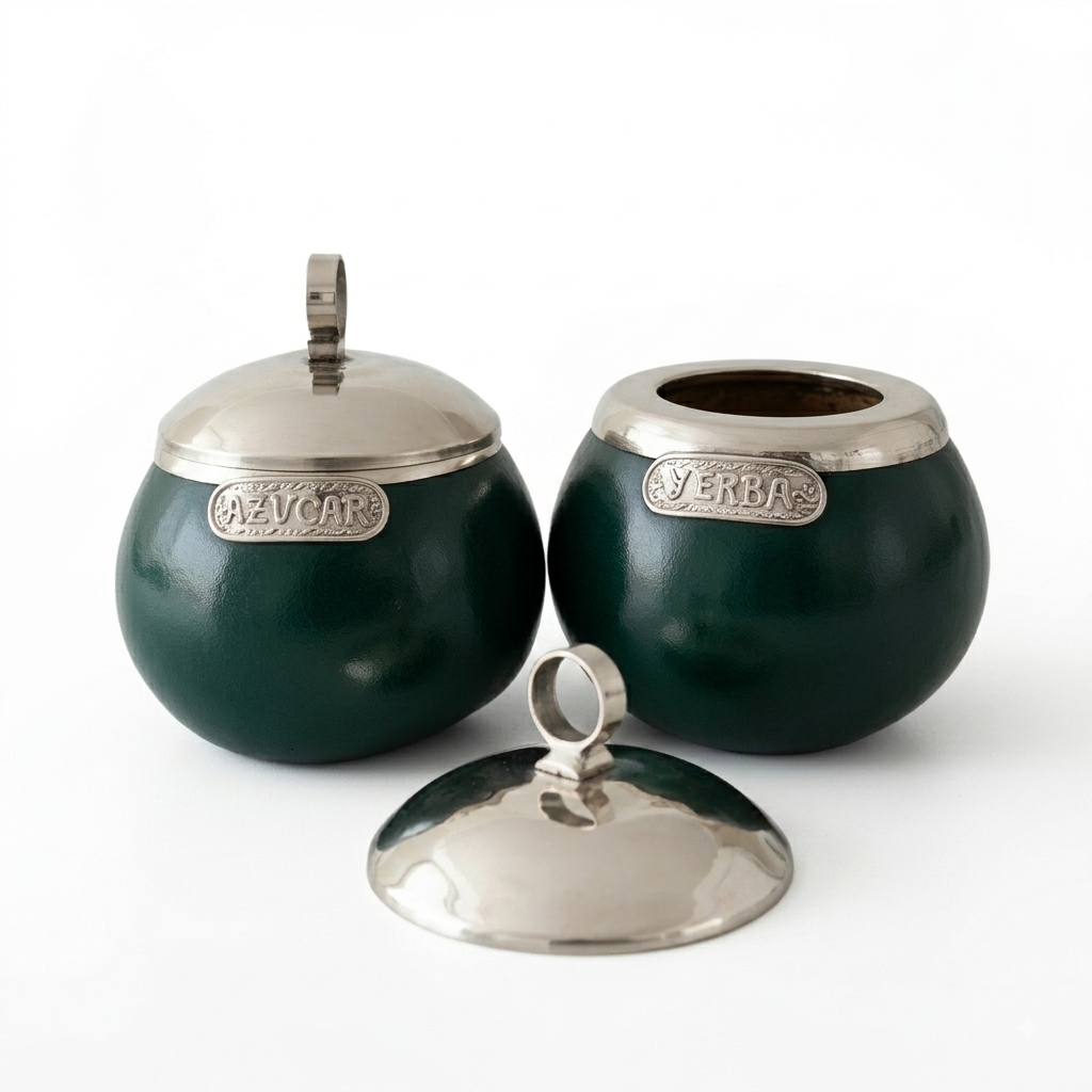 Yerbera Y Azucarera De Calabaza - Imagen 3
