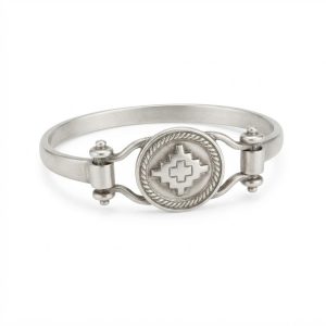 Pulsera De Alpaca Con Dije