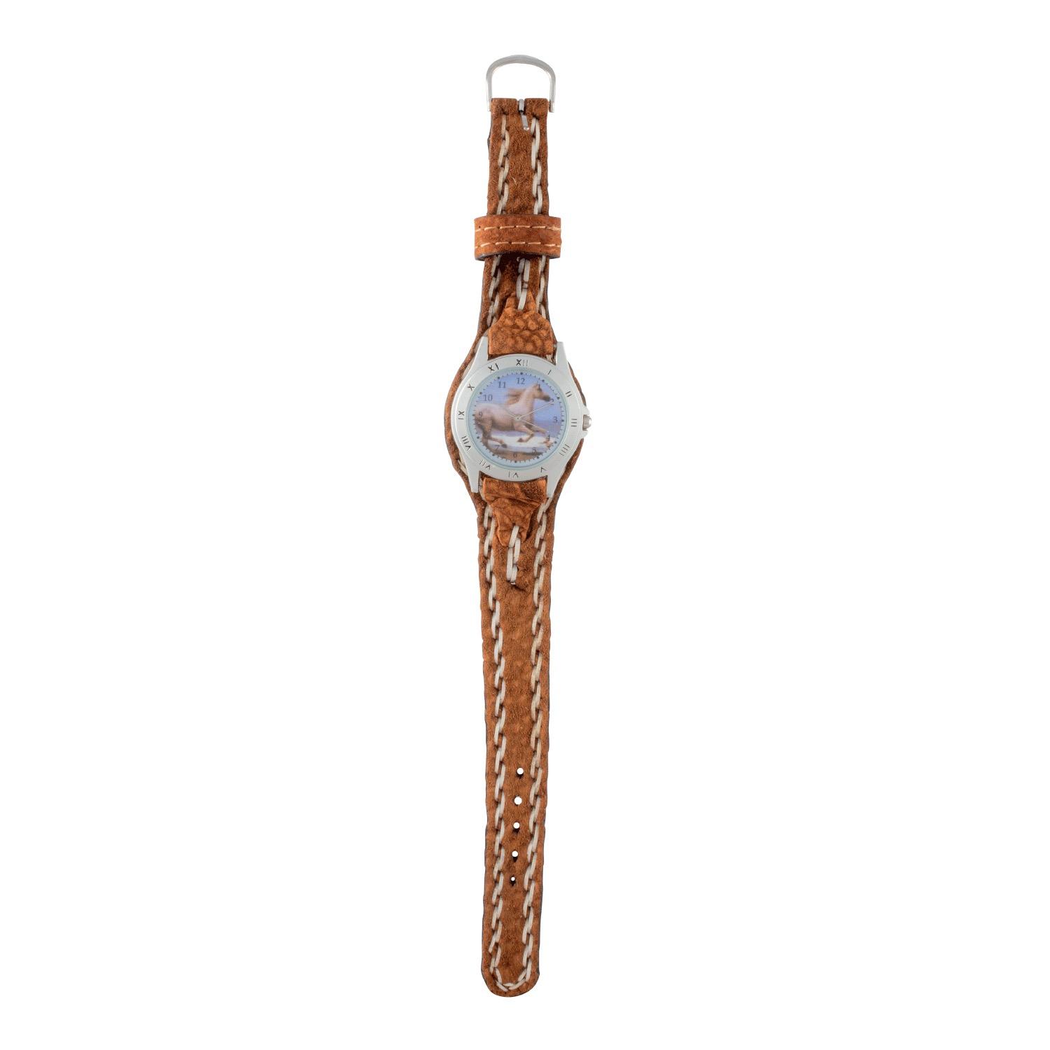 Reloj con Malla Entera de Carpincho para dama