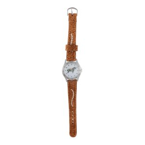 Reloj Malla Partida de Carpincho para dama